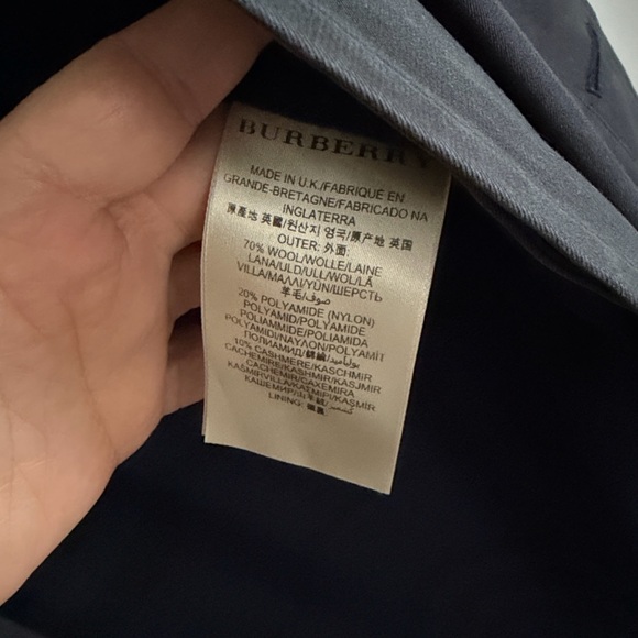 Burberry Navy 2 in 1  Trench Coat Size Large (42 USA, 52 European) - Picture 8 of 12